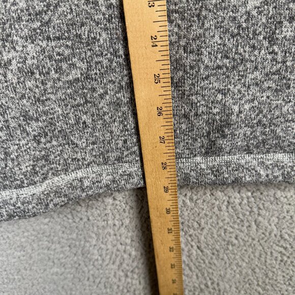 The North Face Sweater Mens XXL 1/4 Zip Pullover Gray Fleece Lined High Neck - Picture 12 of 15